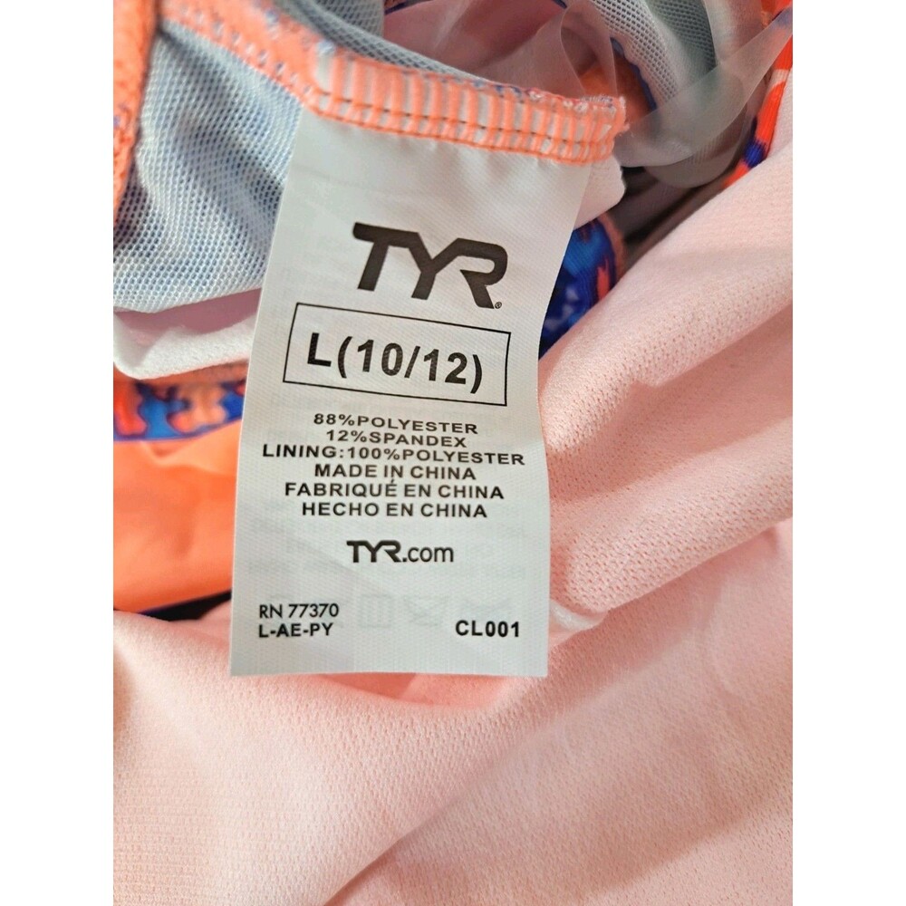 TYR Emerald Lake 2-in-1 Tankini TEMC7AH Coral Blue Size L (10/12) - Picture 14 of 16